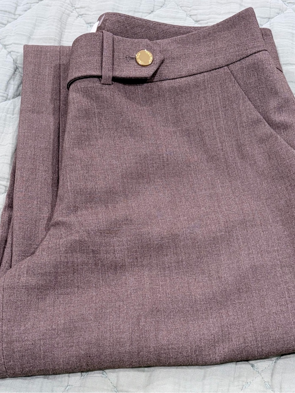 Calvin Klein Women’s Classic Fit Fall Brown Dress Pants